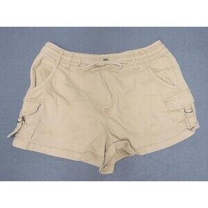 Sincerely Jules Cargo Shorts Junior Womens Size 5/27 Drawstring Khaki Bottoms